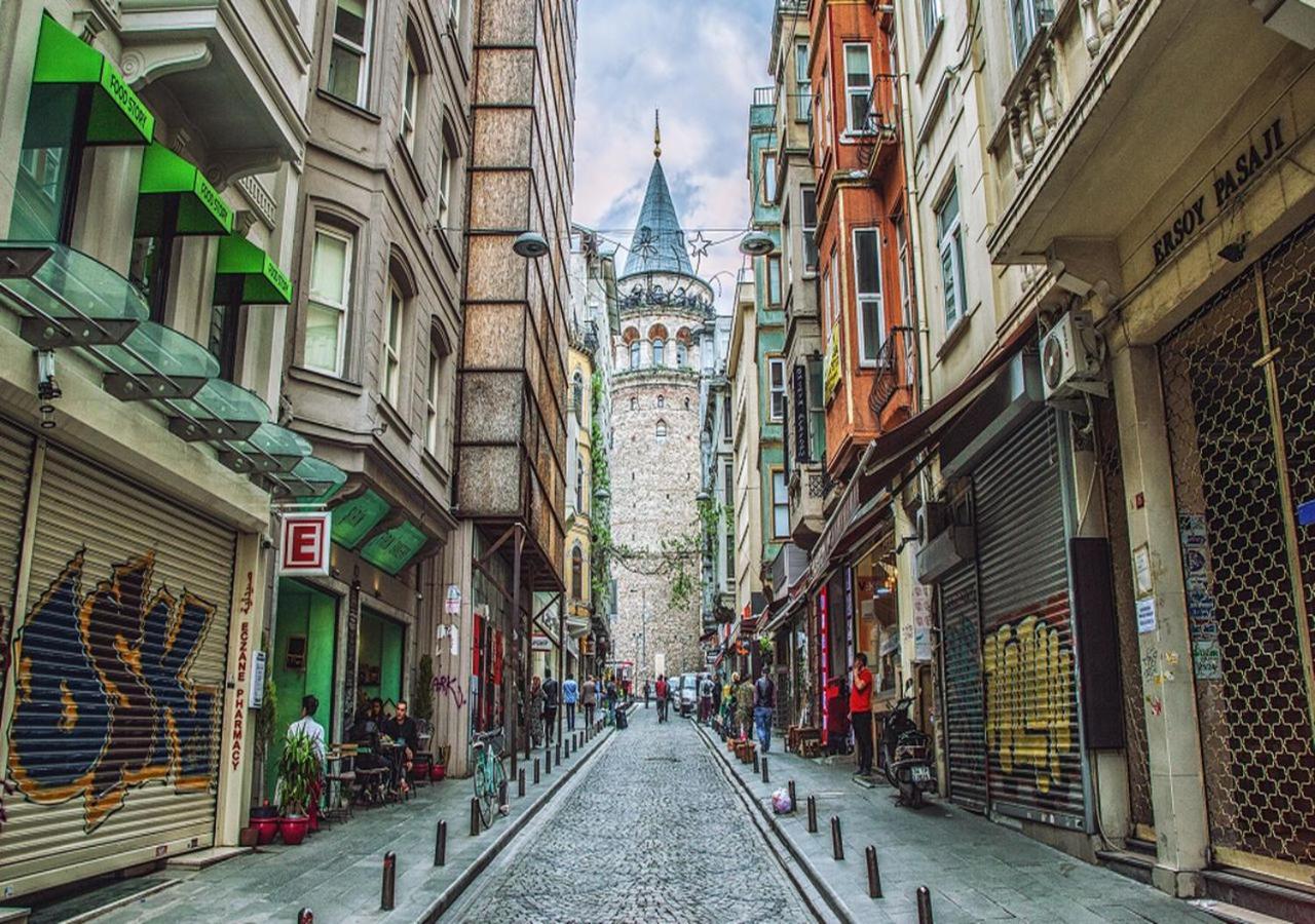 Maravilloso Hotel Galata Istanboel Buitenkant foto